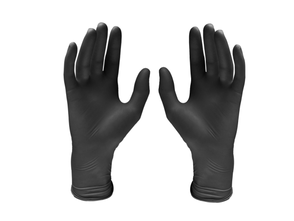 Monoart Einmalhandschuhe Nitril - schwarz